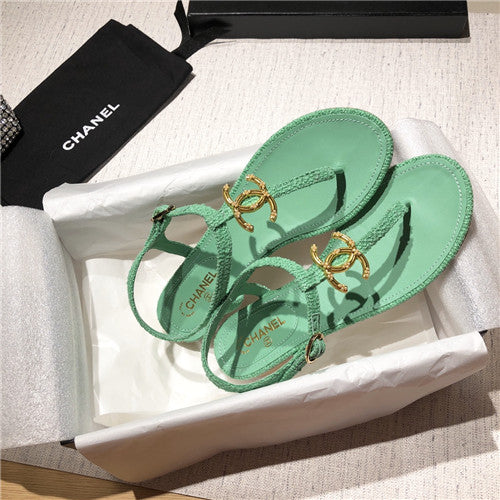 High Quality Luxury Chanel Flat Sandals – Style 20678 product detail