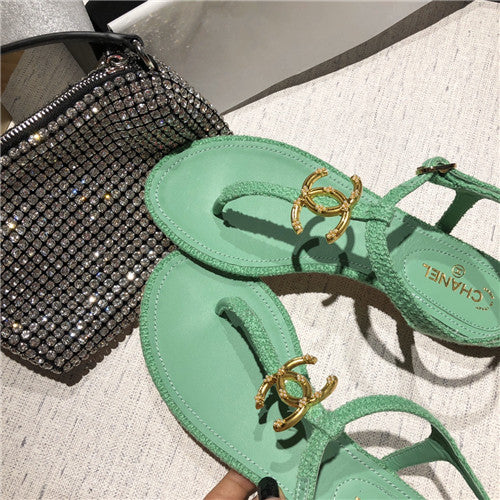 High Quality Luxury Chanel Flat Sandals – Style 20678 product detail