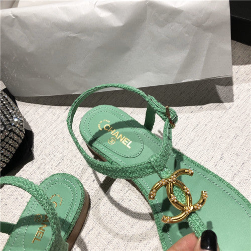 High Quality Luxury Chanel Flat Sandals – Style 20678 product detail