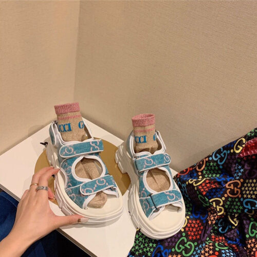 High Quality Luxury Gucci Platform Sandals – Style 17555 alternate view