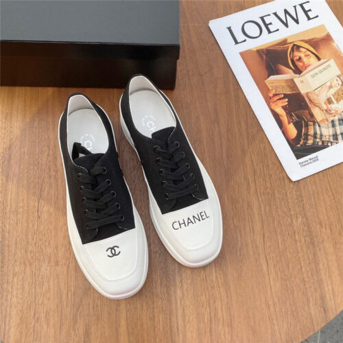 High Quality Luxury Chanel Canvas Casual Shoes