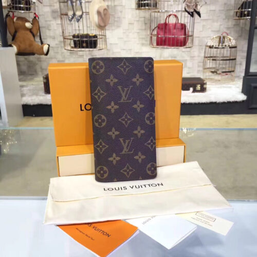 High Quality Luxury Louis Vuitton Brazza Wallet Monogram – Style 47320
