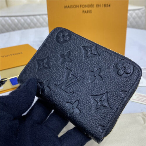 High Quality Luxury Louis Vuitton Zippy Coin Purse Monogram Empreinte (Varied Colors) alternate view