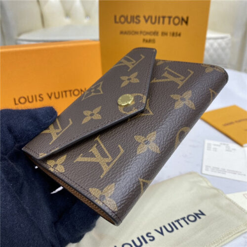 High Quality Luxury Louis Vuitton Victorine Wallet Brown alternate view