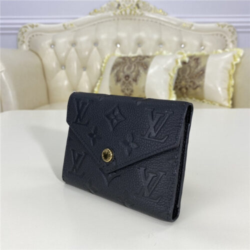 High Quality Luxury Louis Vuitton Victorine Wallet Black alternate view