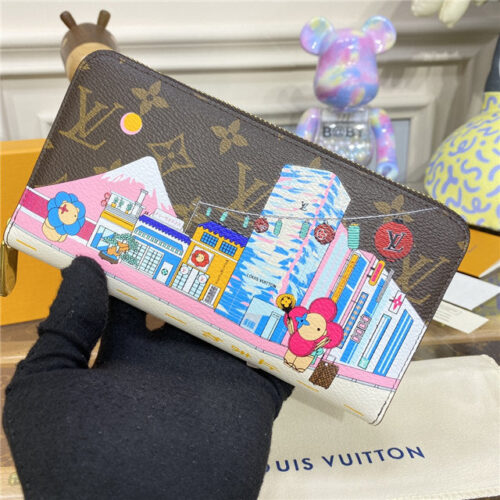 High Quality Luxury Louis Vuitton Zippy Wallet (Exclusive Edition) alternate view