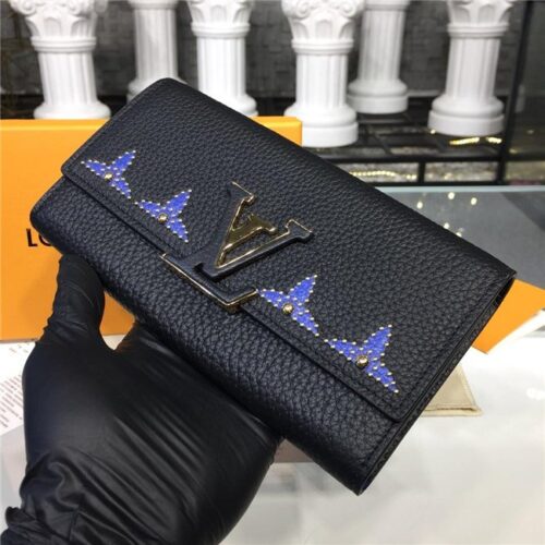 High Quality Luxury Louis Vuitton Capucines Wallet – Style 47338 alternate view