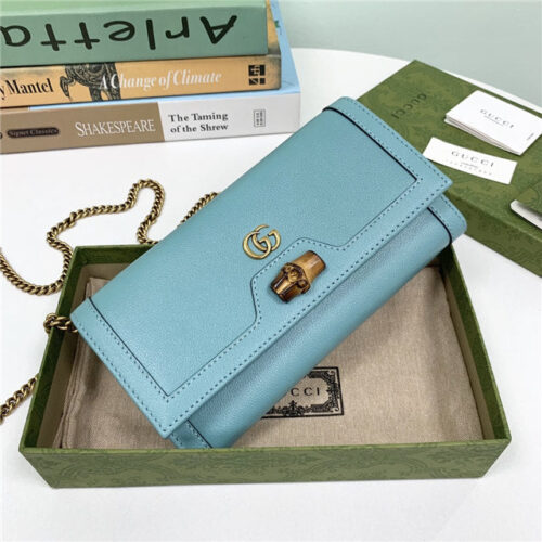 High Quality Luxury Gucci Diana Chain Wallet With Bamboo (Varied Colors) product detail