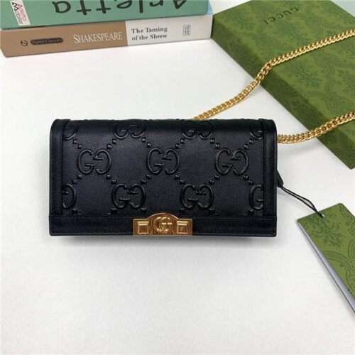 High Quality Luxury Gucci GG Wallet With Chain (Varied Colors) alternate view