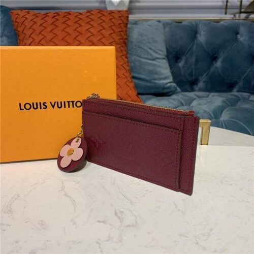 High Quality Luxury Louis Vuitton Zipped Card Holder (Varied Colors) alternate view