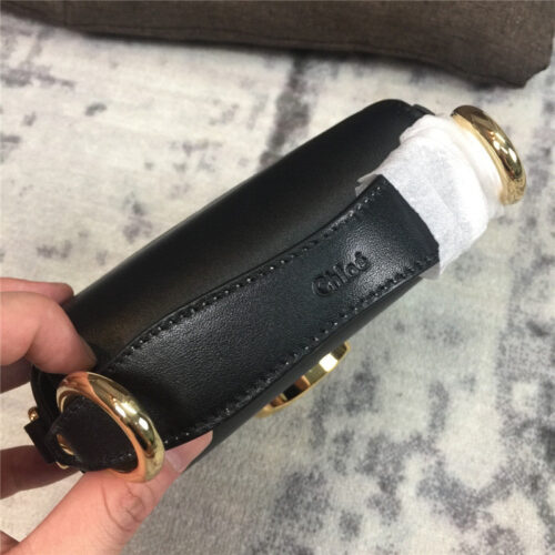High Quality Luxury Chloe C Mini Square Bag Black product detail