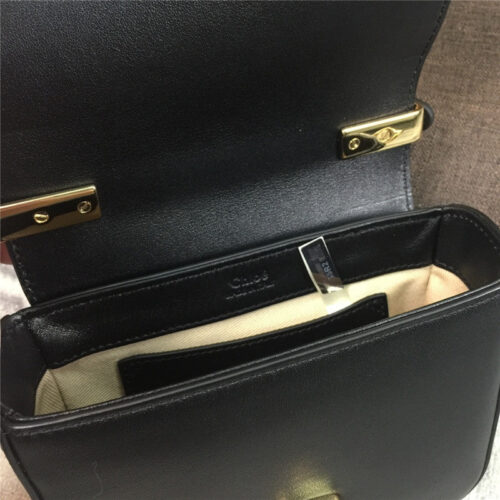 High Quality Luxury Chloe C Mini Square Bag Black product detail
