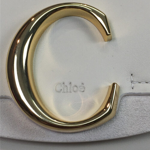 High Quality Luxury Chloe C Mini Square Bag White product detail