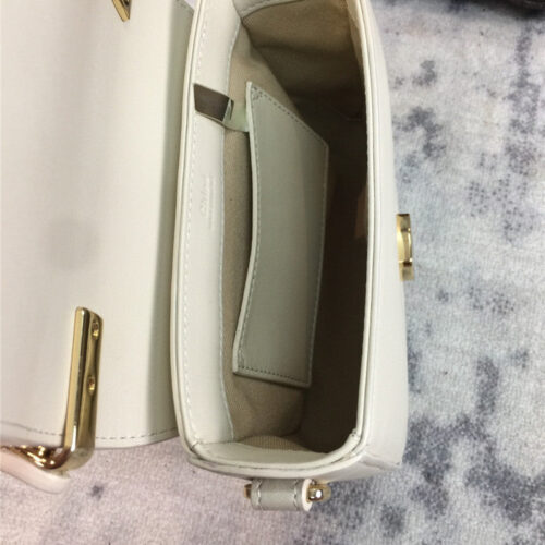 High Quality Luxury Chloe C Mini Square Bag White product detail