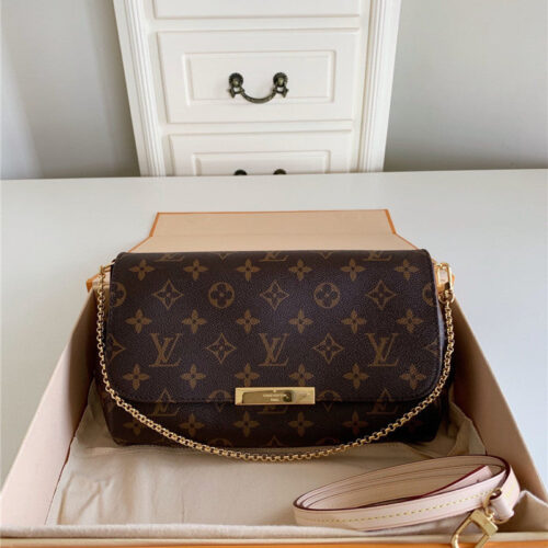 High Quality Luxury Louis Vuitton Favorite MM Monogram Canvas Bags