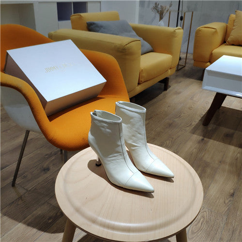 High Quality Luxury Jimmy Choo Leather High Heel Boots – Style 30839 alternate view