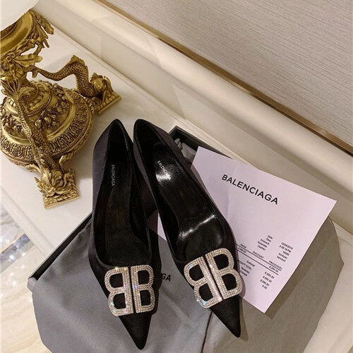 High Quality Luxury Balenciaga BB Pumps Shoes alternate view