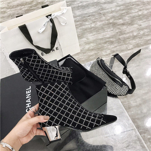 High Quality Luxury Chanel Ankle Boots – Style 99430