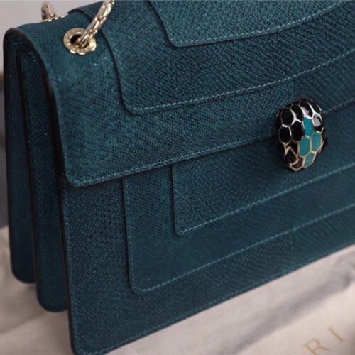High Quality Luxury Bvlgari Serpenti Forever Bag Green product detail