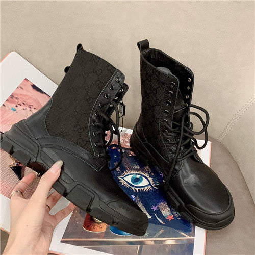 High Quality Luxury Gucci Vintage Martin Boots Shoes – Style 11667 alternate view