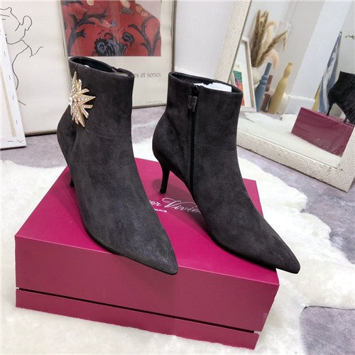High Quality Luxury Roger Vivier Ankle Boots Shoes – Style 32180
