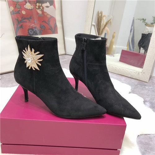 High Quality Luxury Roger Vivier Ankle Boots Shoes – Style 33153