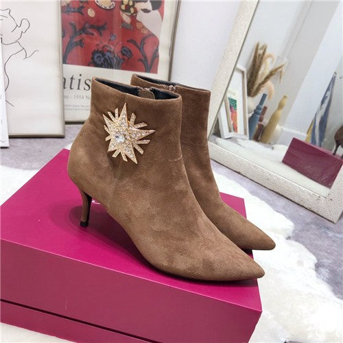 High Quality Luxury Roger Vivier Ankle Boots Shoes