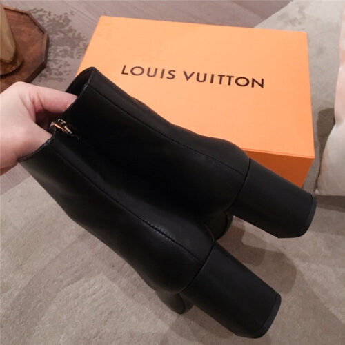 High Quality Luxury Louis Vuitton Fake LV Boots In Black product detail