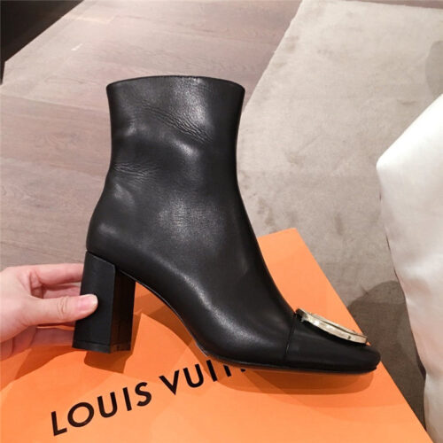 High Quality Luxury Louis Vuitton Fake LV Boots In Black product detail