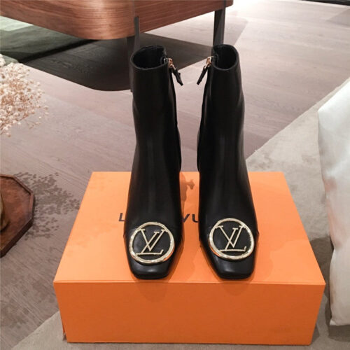 High Quality Luxury Louis Vuitton Fake LV Boots In Black product detail