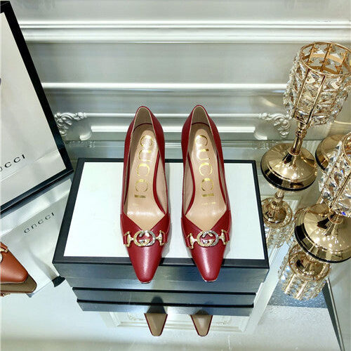 High Quality Luxury Gucci Horsebit Heel Shoes – Style 64083 product detail