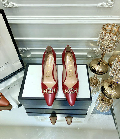 High Quality Luxury Gucci Horsebit Heel Shoes – Style 64083 product detail