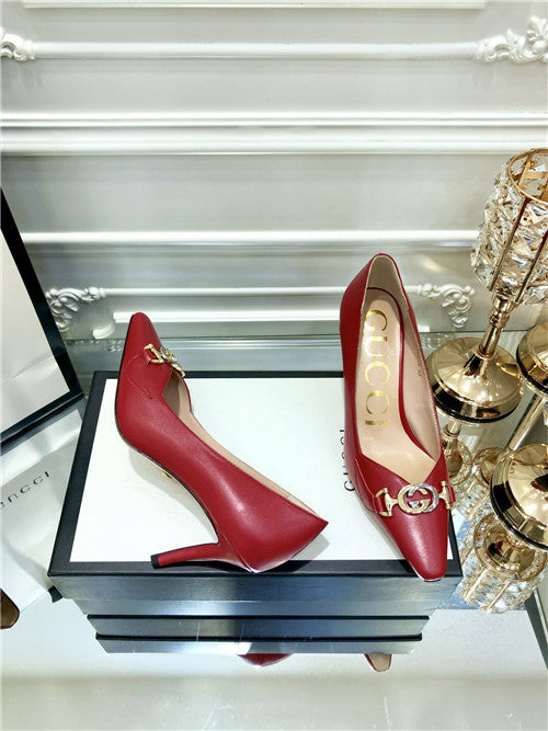 High Quality Luxury Gucci Horsebit Heel Shoes – Style 64083 product detail