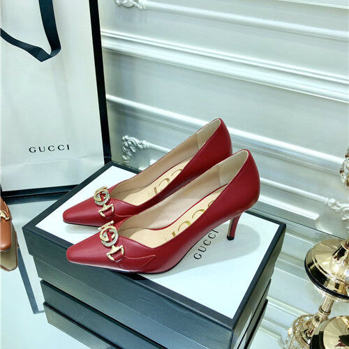 High Quality Luxury Gucci Horsebit Heel Shoes – Style 64083