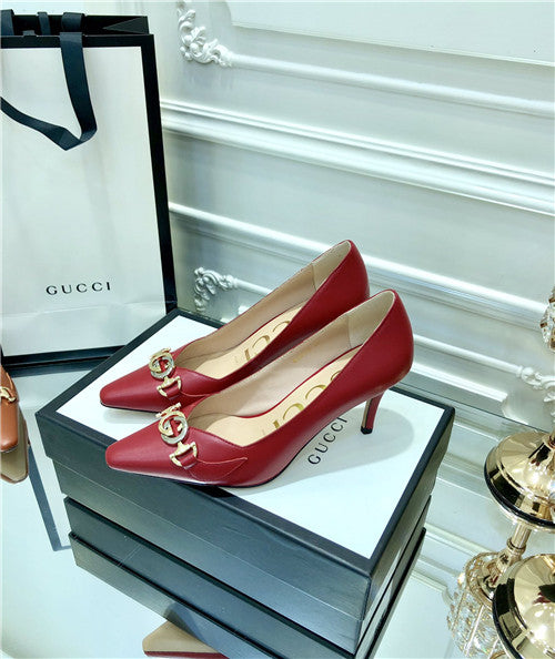 High Quality Luxury Gucci Horsebit Heel Shoes – Style 64083