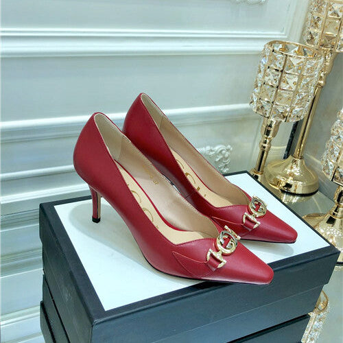 High Quality Luxury Gucci Horsebit Heel Shoes – Style 64083 alternate view