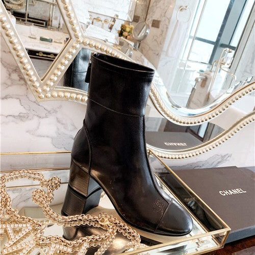 High Quality Luxury Chanel Ankle Boots Shoes – Style 67452 product detail