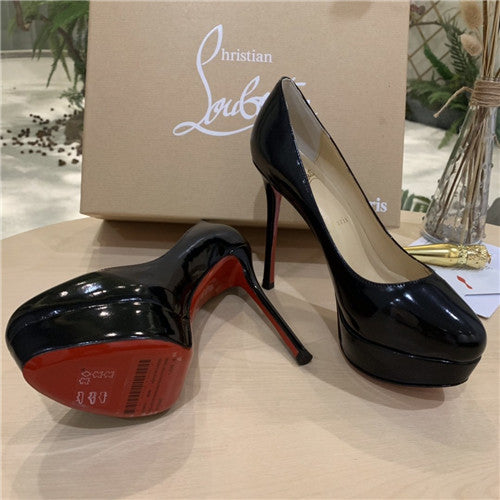 High Quality Luxury Christian Louboutin Red Bottoms Heels Black
