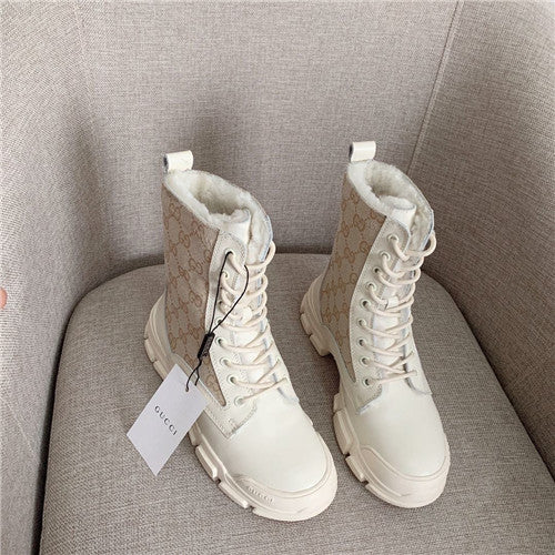High Quality Luxury Gucci Vintage Martin Boots Shoes – Style 77203
