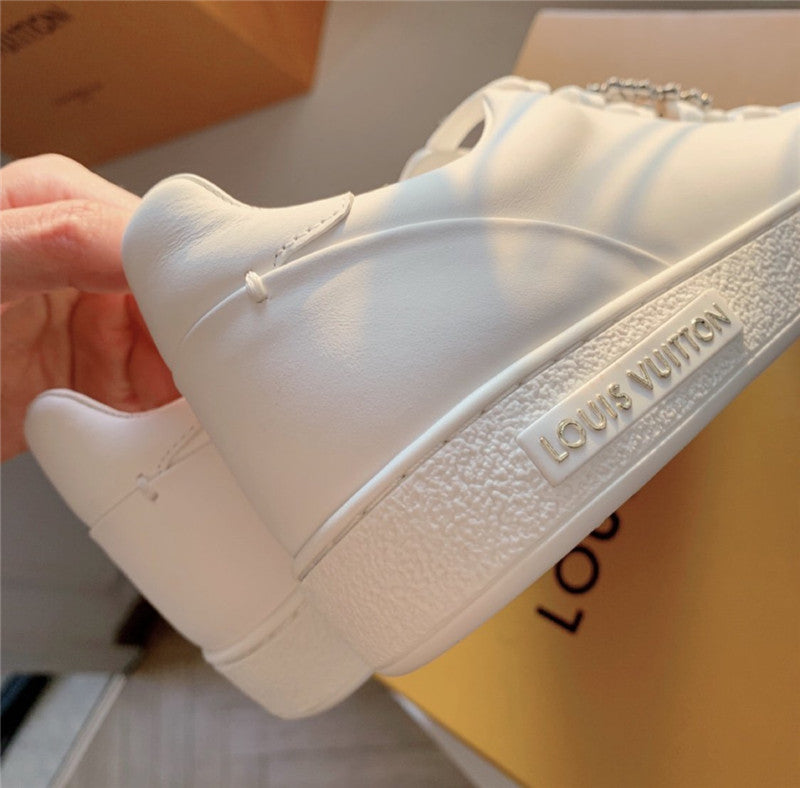 High Quality Luxury LV Classic White Shoes Women product detail