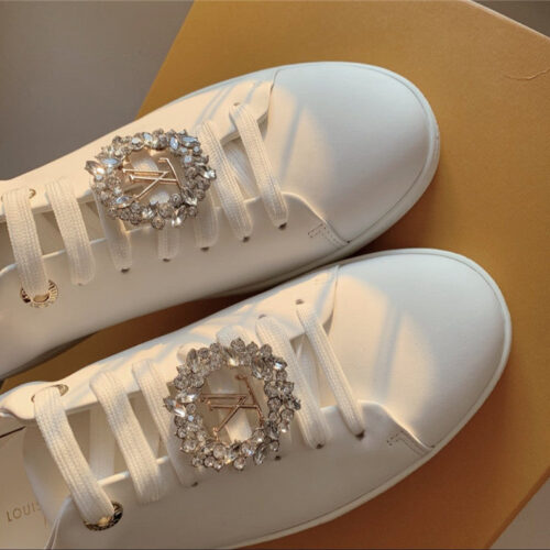 High Quality Luxury LV Classic White Shoes Women product detail