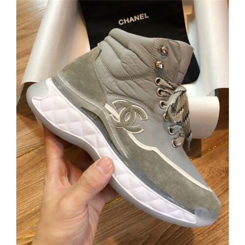High Quality Luxury Chanel Lace Up Boots 2020 alternate view
