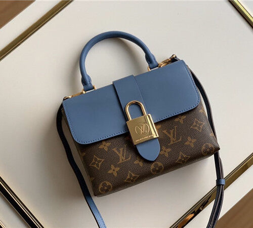 High Quality Luxury LV Locky BB Blue Bags