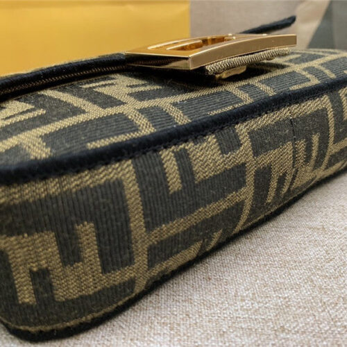High Quality Luxury Fendi Baguette Jacquard FF Large product detail