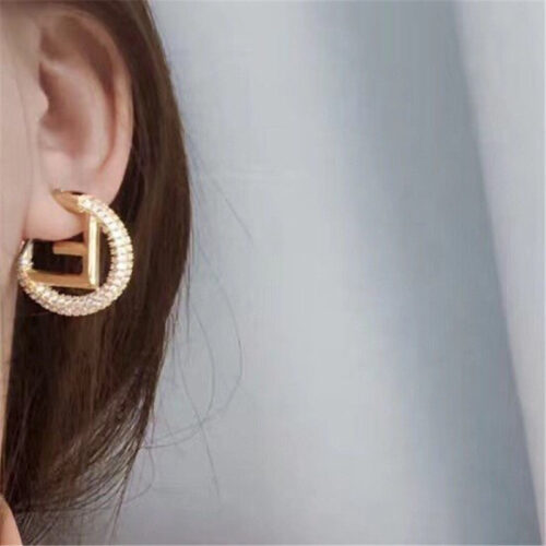 High Quality Luxury Fendi Alphabet Earrings product detail