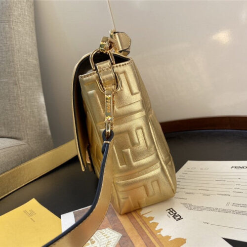 High Quality Luxury Fend Gold Baguette Bags product detail