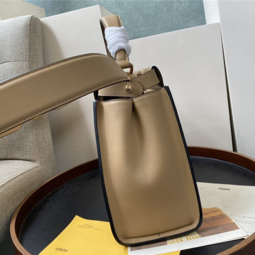 High Quality Luxury Fendi Peekaboo Bag Medium Brown product detail