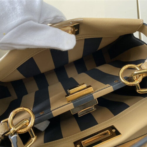 High Quality Luxury Fendi Peekaboo Bag Medium Brown product detail