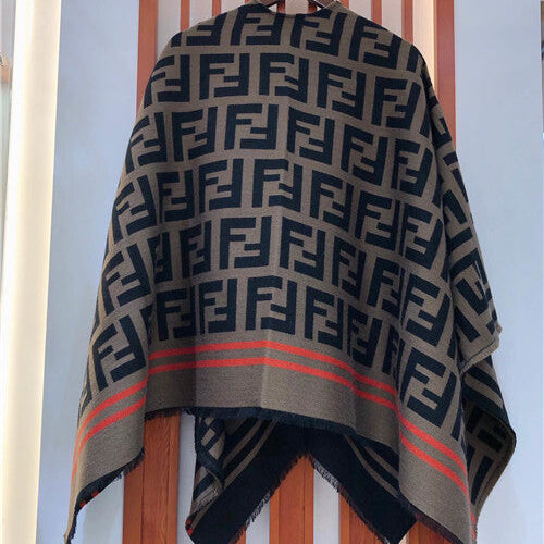 High Quality Luxury Fendi FF Poncho In Multicolour product detail