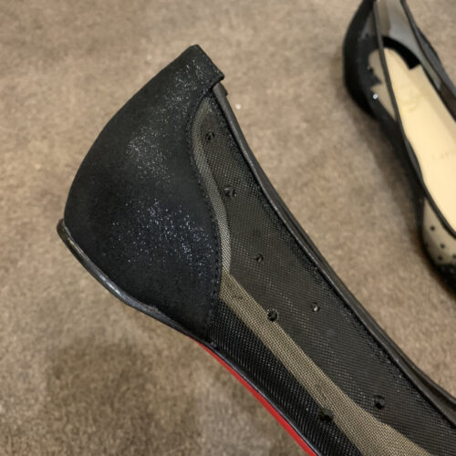High Quality Luxury Christian Louboutin Rhinestone Mesh Pumps – Style 46196 product detail